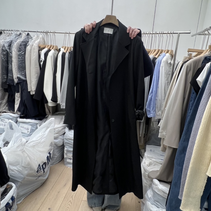 MOI-A東大門直郵女裝新款真品26春夏休閑職業夾克修身長款MOI-A夾克圖色2