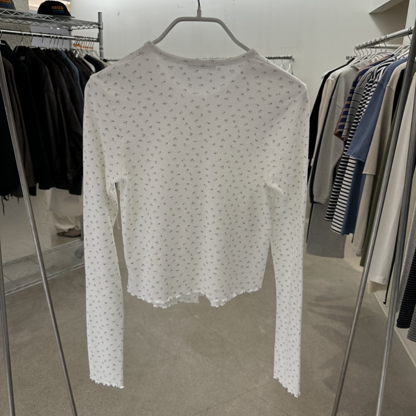 MARAN-P東大門代購女裝新品推薦真品職業長袖T恤開衫羅紋MARAN長袖T恤