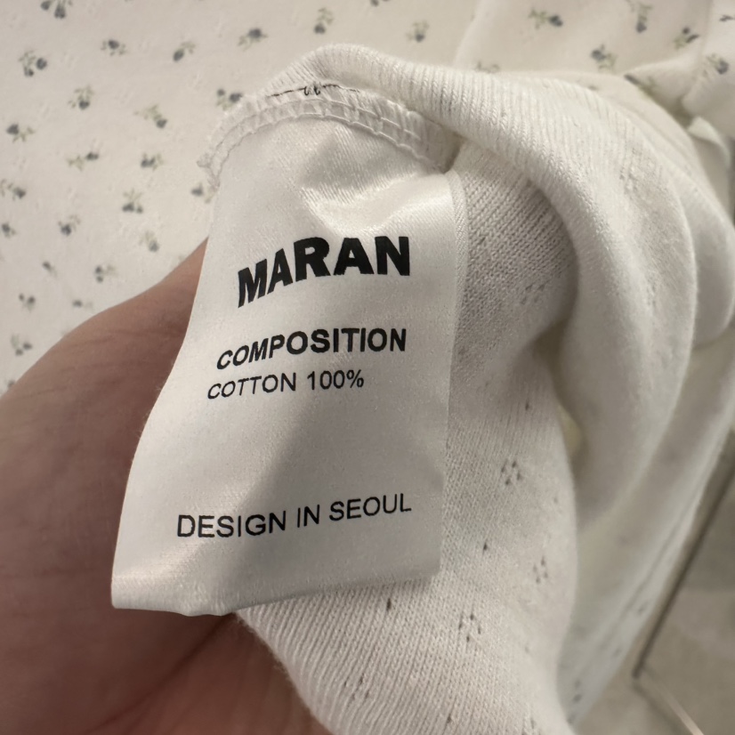 MARAN-P東大門代購女裝新品推薦真品職業長袖T恤開衫羅紋MARAN長袖T恤