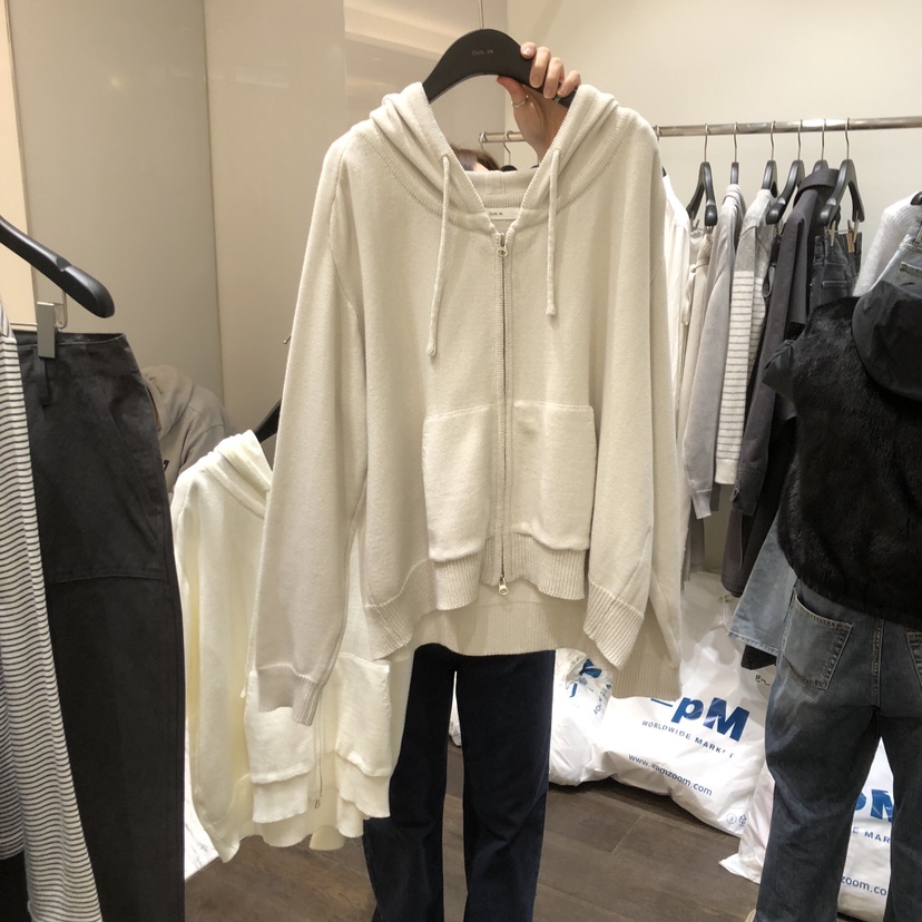 OURIN/THIS IS東大門代購女士新款熱賣夾克連帽拉鏈衫棉質OURIN/THIS IS夾克圖色1