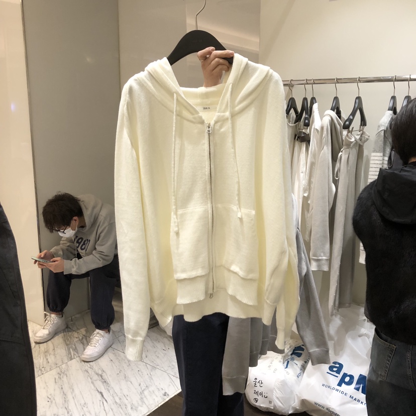 OURIN/THIS IS東大門代購女士新款熱賣夾克連帽拉鏈衫棉質OURIN/THIS IS夾克圖色2