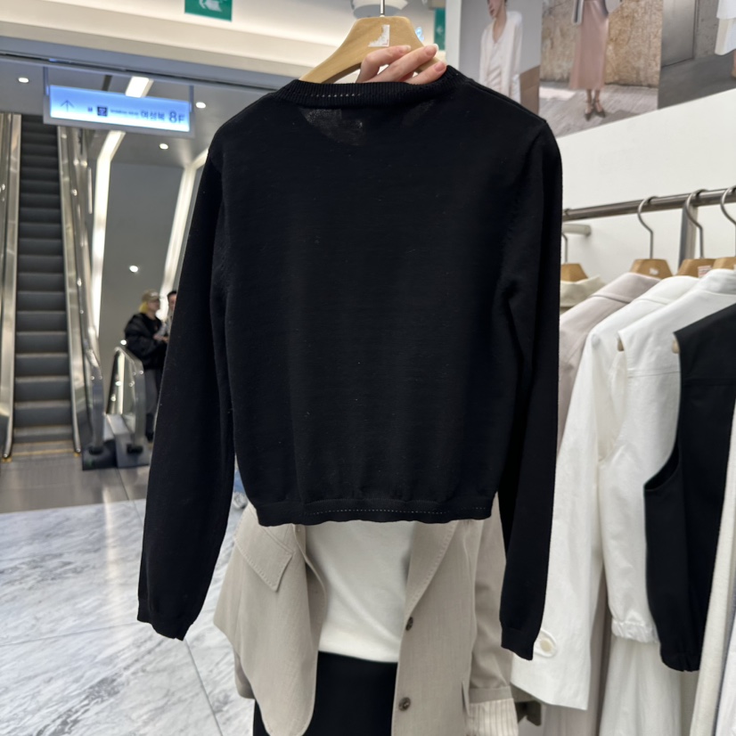 MER韓國直郵女裝新款26春夏推薦休閑人氣時尚職業熱賣針織衫MER/ANGELO BIANCO針織衫