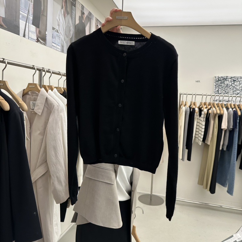 MER韓國直郵女裝新款26春夏推薦休閑人氣時尚職業熱賣針織衫MER/ANGELO BIANCO針織衫圖色2