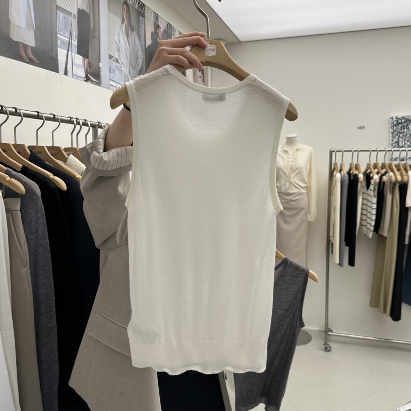 MER韓國代購女士新品真品時尚職業26春夏推薦吊帶背心羊毛MER/ANGELO BIANCO吊帶/背心