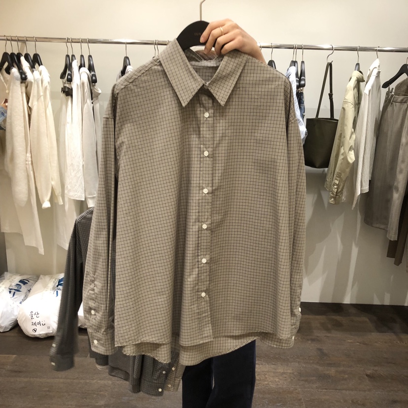 OURIN/THIS IS韓國代購女士新款推薦時尚人氣襯衫蕾絲衫OURIN/THIS IS襯衫/蕾絲衫圖色1