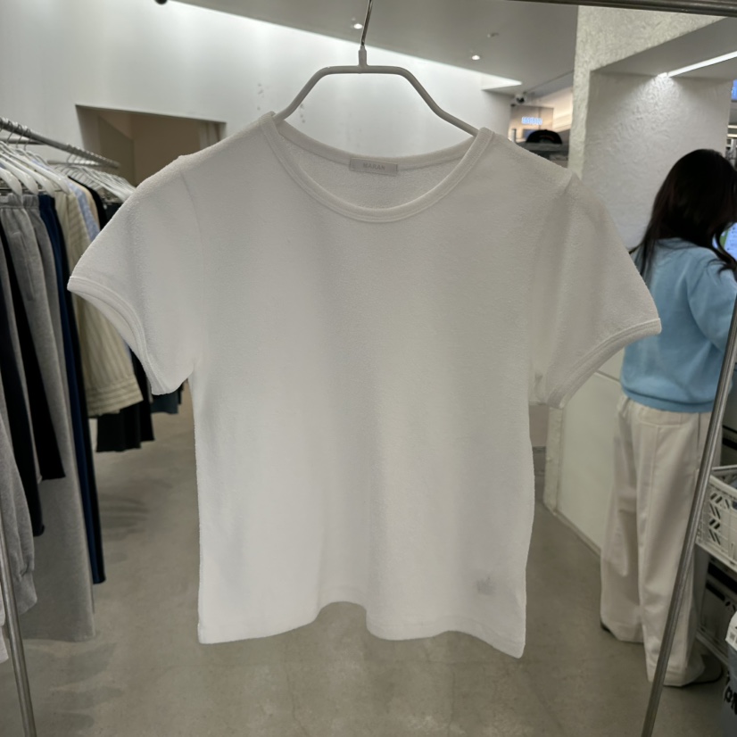 MARAN-P韓國直郵女士新品熱賣真品26春夏人氣職業休閑T恤MARANT恤圖色1