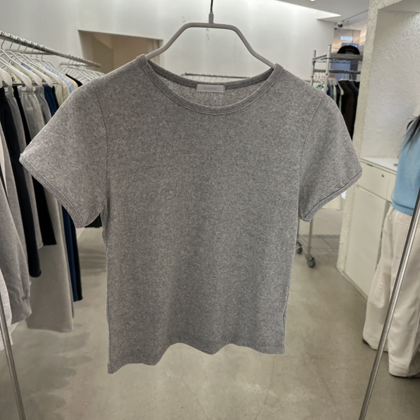 MARAN-P韓國直郵女士新品熱賣真品26春夏人氣職業休閑T恤MARANT恤圖色2