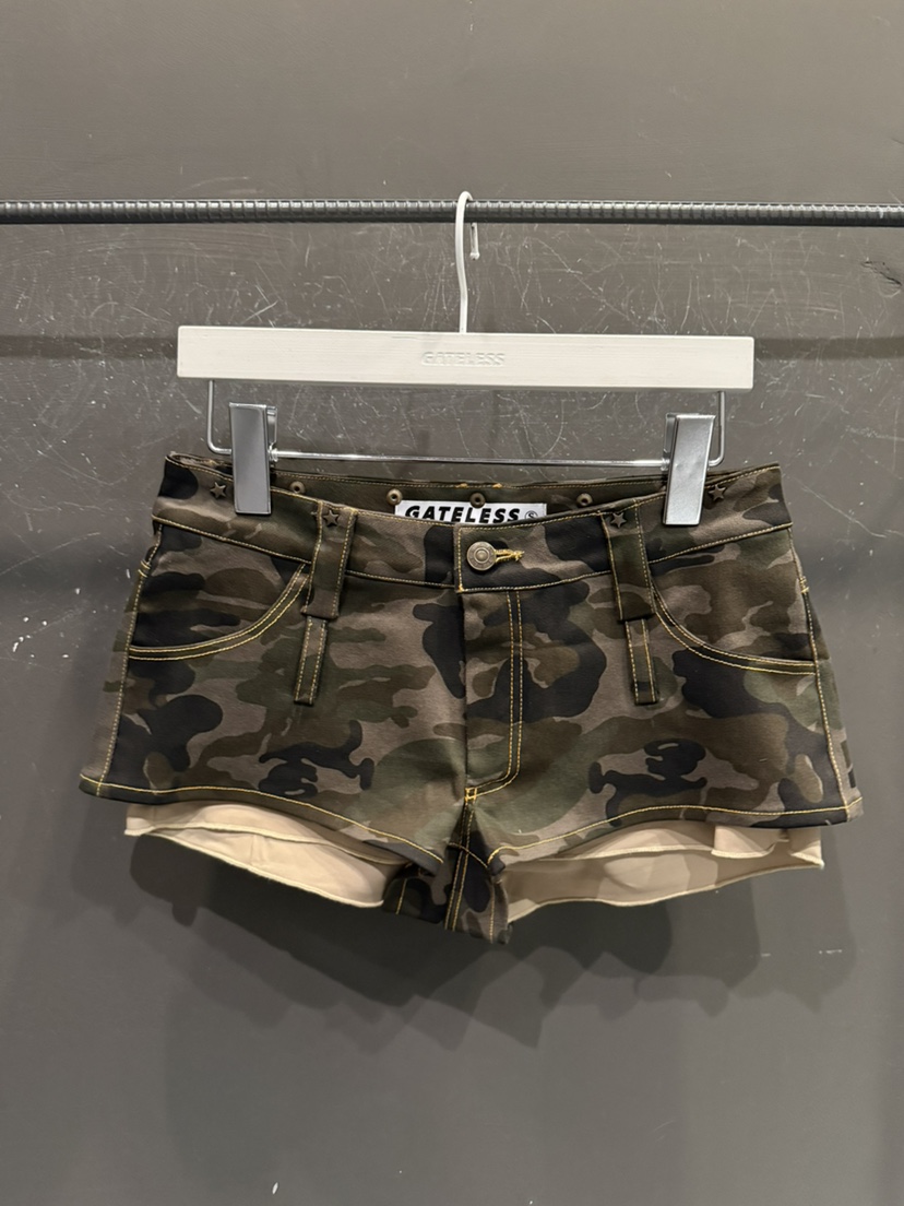 GATELESS東大門代購女裝新品時尚熱賣真品職業26春夏短褲GATELESS短褲圖色1