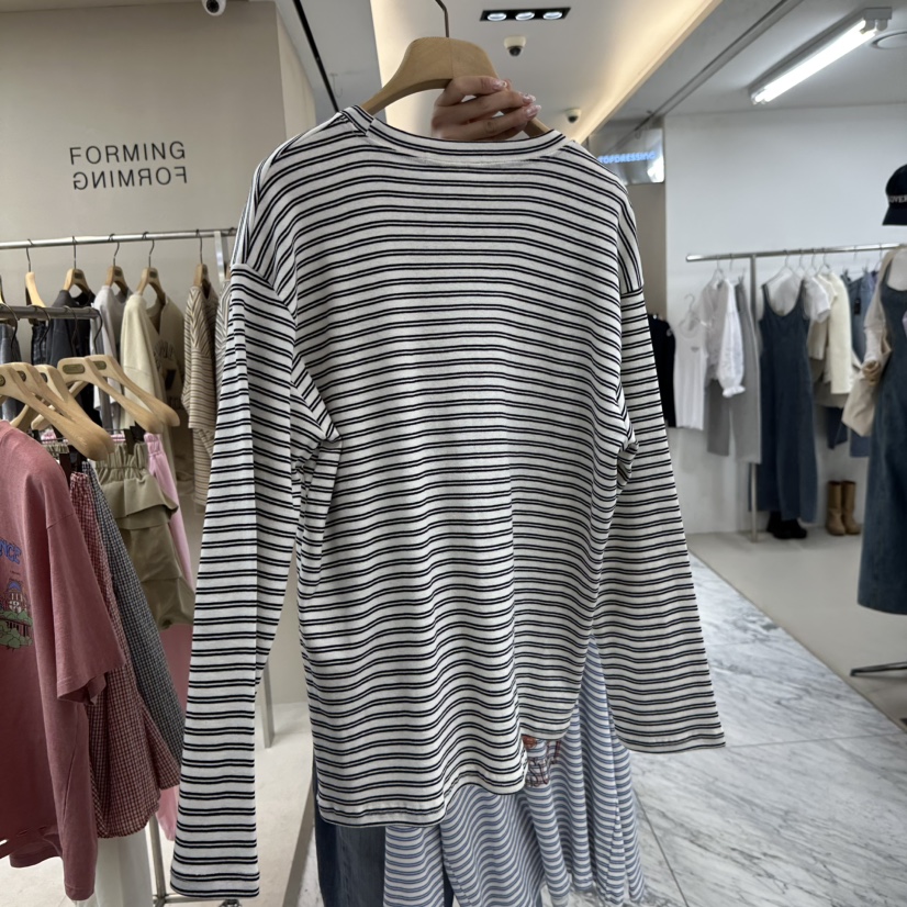 FORMING-P東大門代購女士新款人氣26春夏休閑熱賣長袖T恤FORMING-P長袖T恤
