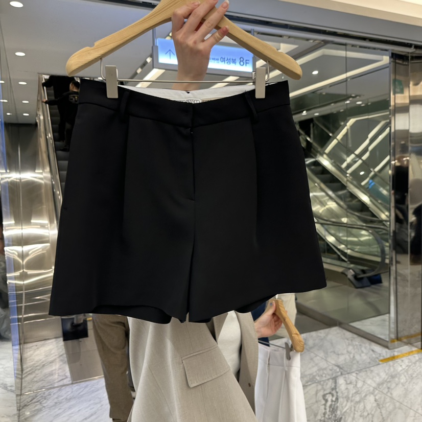 MER東大門代購女裝新款熱賣26春夏時尚人氣真品推薦短褲褶裥MER/ANGELO BIANCO短褲圖色2