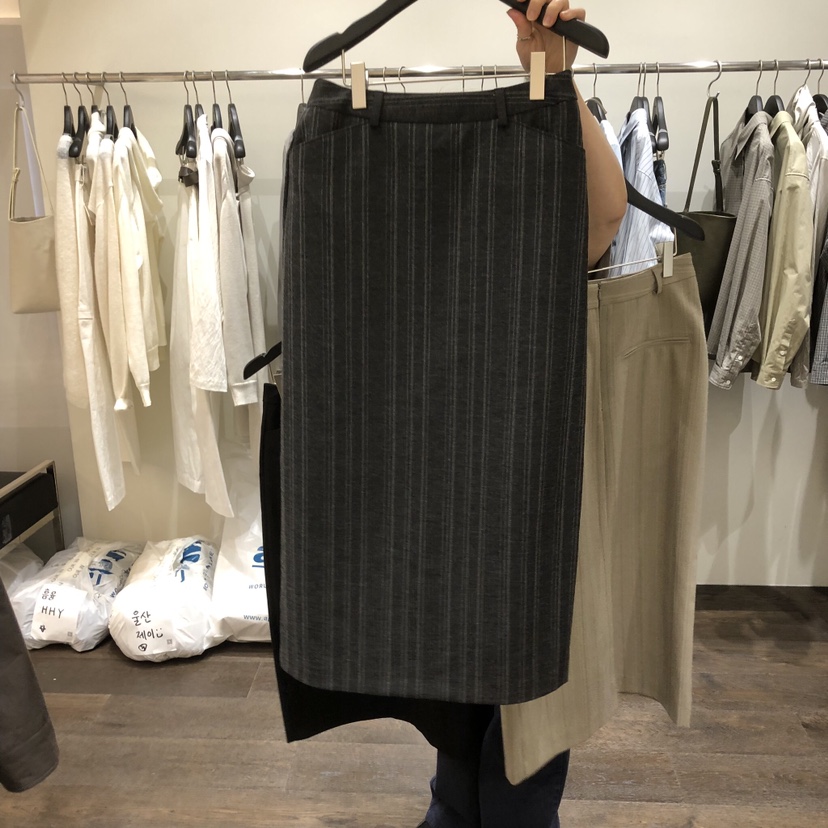 OURIN/THIS IS韓國代購女裝新品熱賣職業時尚半身裙中短裙OURIN/THIS IS半身裙/中短裙圖色2