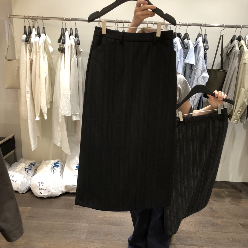 OURIN/THIS IS韓國代購女裝新品熱賣職業時尚半身裙中短裙OURIN/THIS IS半身裙/中短裙圖色3