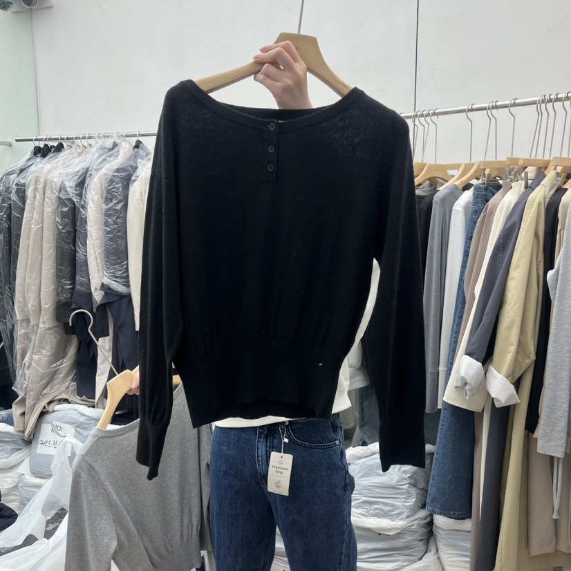 MOI-A韓國直郵女裝新品休閑推薦26春季職業時尚人氣針織衫MOI-A針織衫圖色3