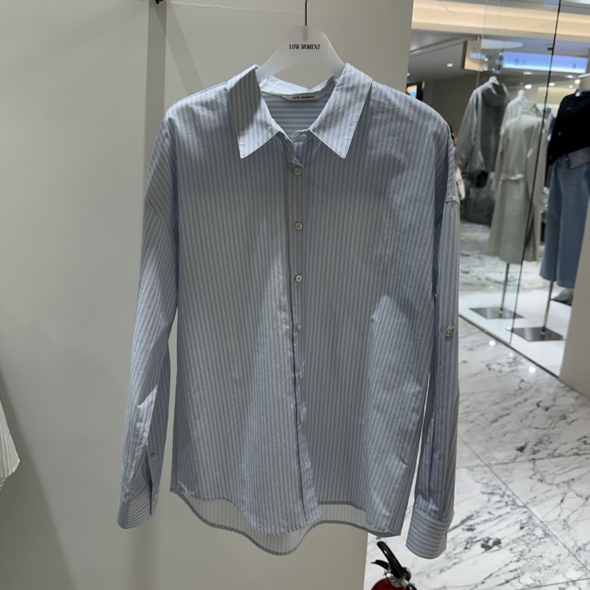 LOW MOMENT東大門實拍女裝新款26春季推薦時尚襯衫蕾絲衫LOW MOMENT襯衫/蕾絲衫圖色2