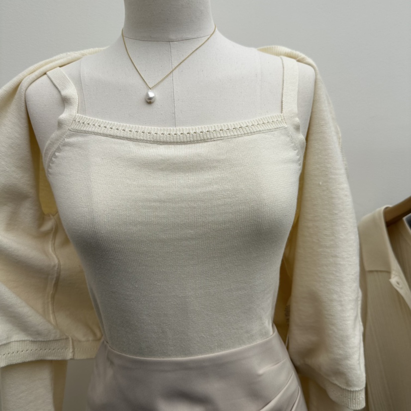 MER韓國代購女士新品休閑26春季熱賣推薦人氣時尚吊帶背心MER/ANGELO BIANCO吊帶/背心圖色1