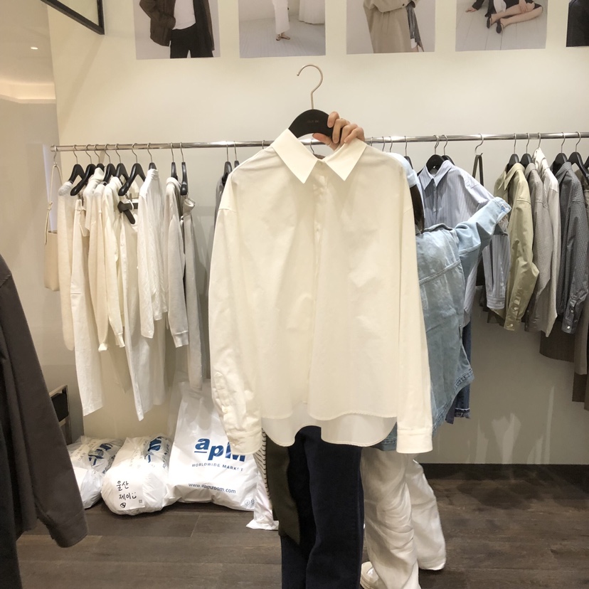 OURIN/THIS IS韓國代購女裝新品26春季休閑人氣襯衫蕾絲衫OURIN/THIS IS襯衫/蕾絲衫圖色4