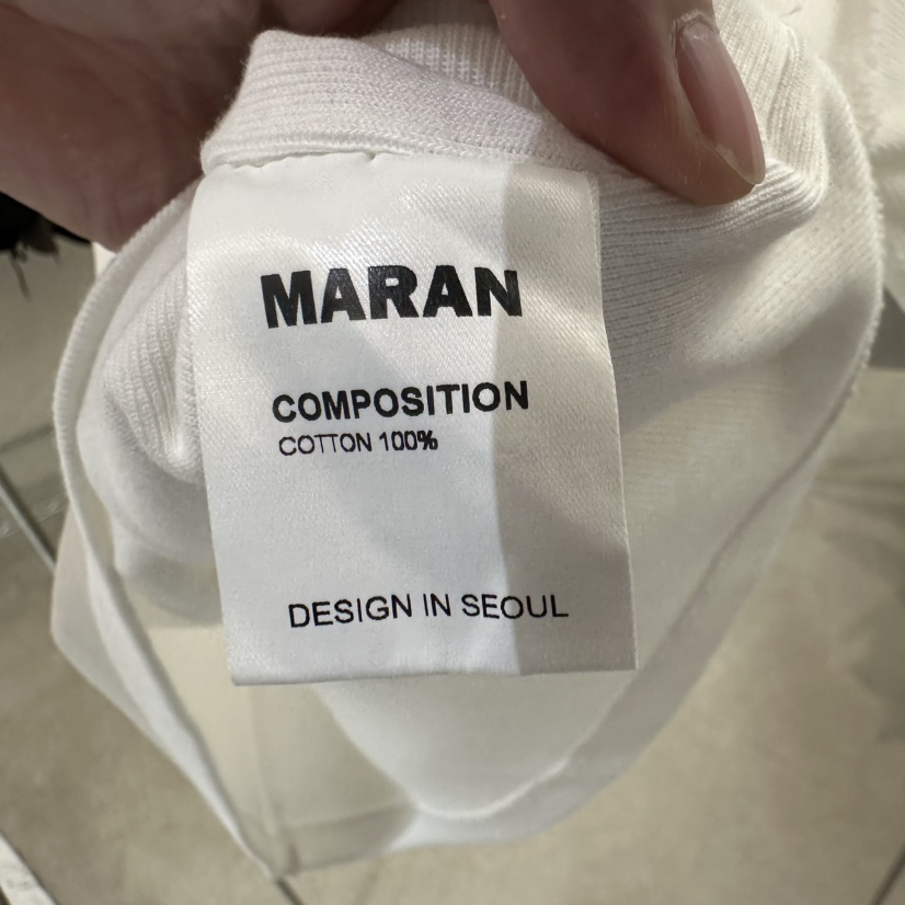 MARAN-P東大門實拍女士新款推薦人氣熱賣休閑職業T恤羅紋MARANT恤