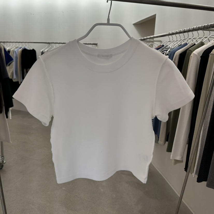 MARAN-P東大門實拍女士新款推薦人氣熱賣休閑職業T恤羅紋MARANT恤圖色1