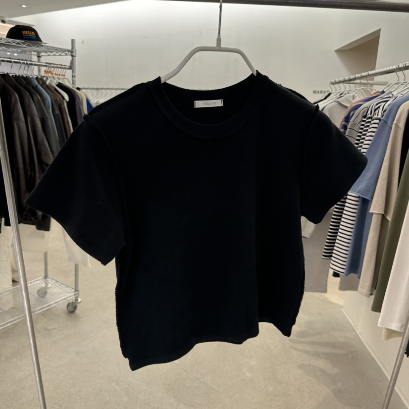 MARAN-P東大門實拍女士新款推薦人氣熱賣休閑職業T恤羅紋MARANT恤圖色3