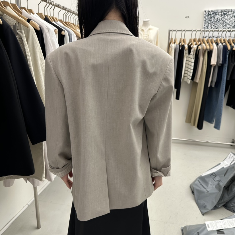 MER韓國直郵女裝新品職業推薦休閑時尚熱賣人氣26春季夾克MER/ANGELO BIANCO夾克