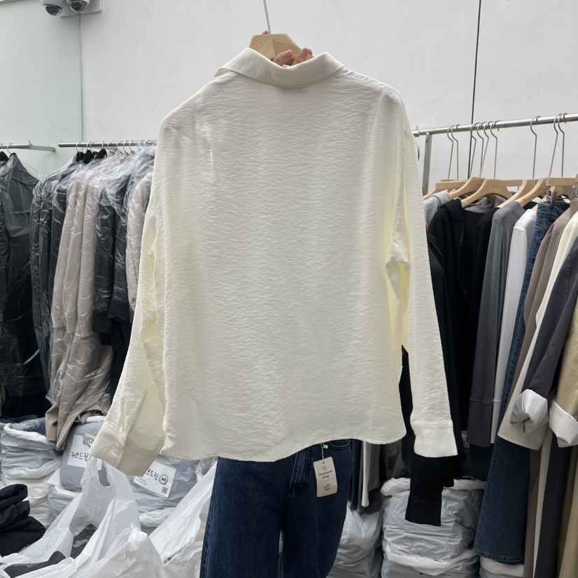 MOI-A東大門實拍女士新款推薦26春季休閑時尚襯衫蕾絲衫MOI-A襯衫/蕾絲衫