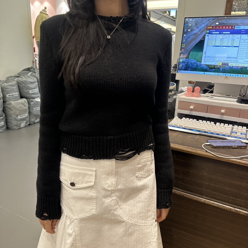 WE ARE/WELOVER東大門實拍女士新品時尚推薦職業熱賣毛衣SHOP_WE ARE毛衣圖色3