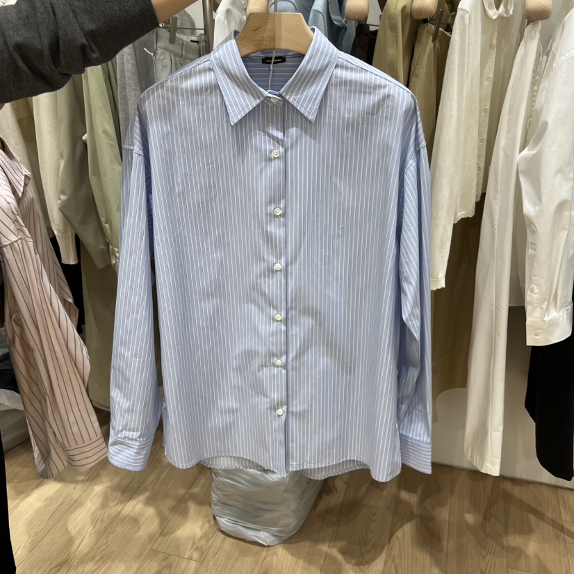 HAUS-A東大門直郵女士新品26春季推薦人氣襯衫蕾絲衫條紋HAUSWOMEN襯衫/蕾絲衫圖色2