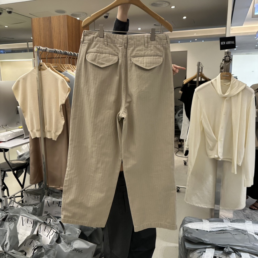 MER韓國代購女裝新品職業時尚熱賣休閑26春季人氣推薦休閑褲MER/ANGELO BIANCO休閑褲