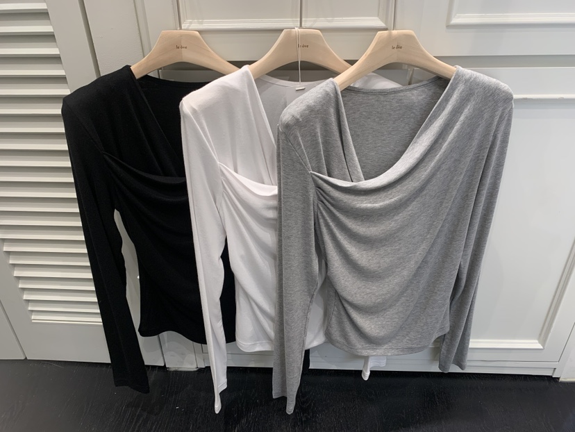 LE OVE/VERDI東大門實拍女士新款休閑26春季時尚長袖T恤LE OVE/VERDI長袖T恤