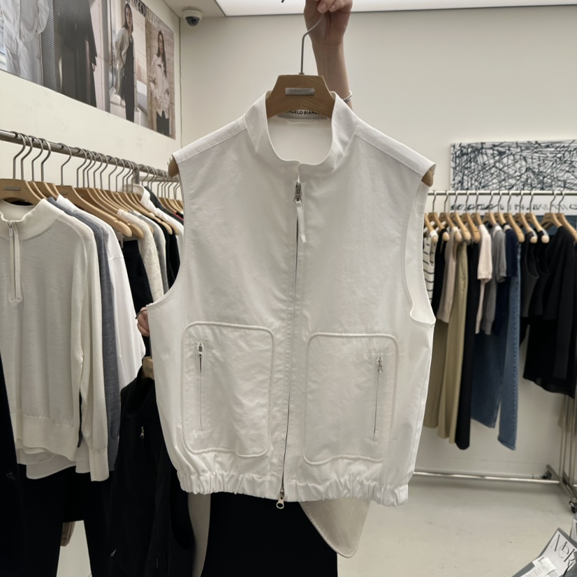 MER東大門代購女士新品26春季人氣推薦熱賣時尚職業休閑馬甲MER/ANGELO BIANCO馬甲圖色1