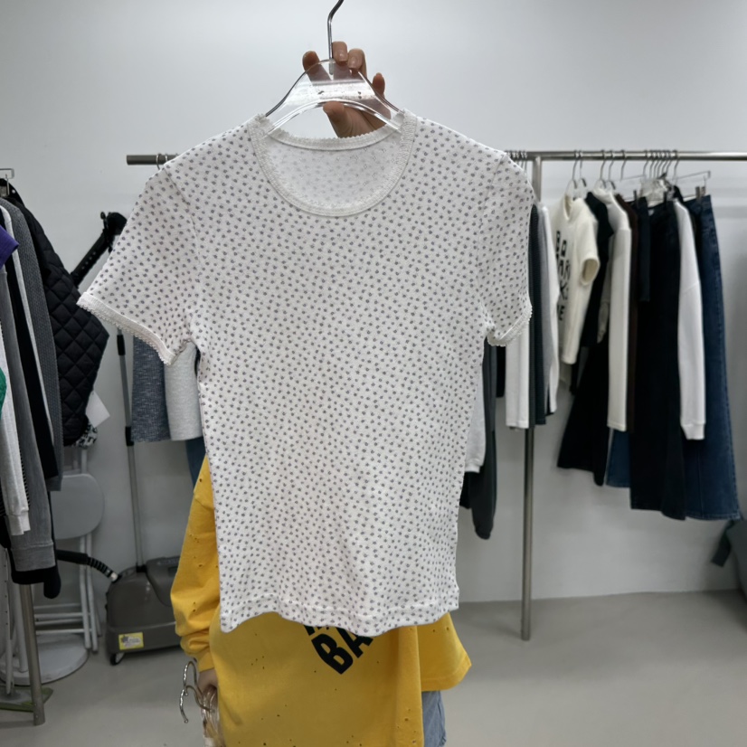 TOPDRESSING東大門實拍女裝新款休閑26春季推薦職業人氣T恤TOPDRESSINGT恤圖色3