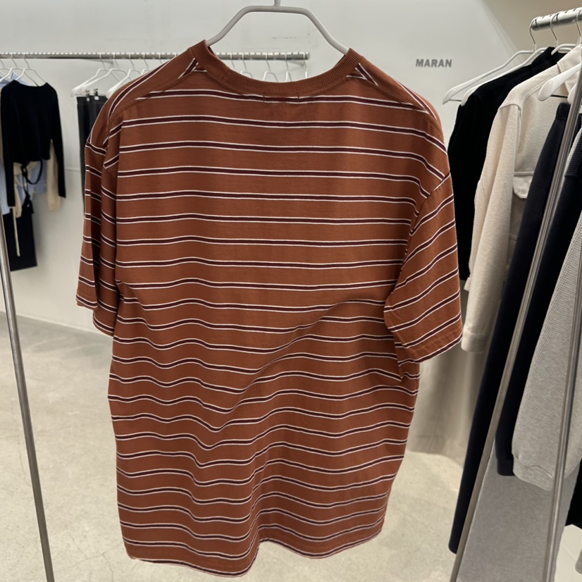 MARAN-P東大門代購女裝新品職業人氣時尚熱賣休閑T恤條紋MARANT恤