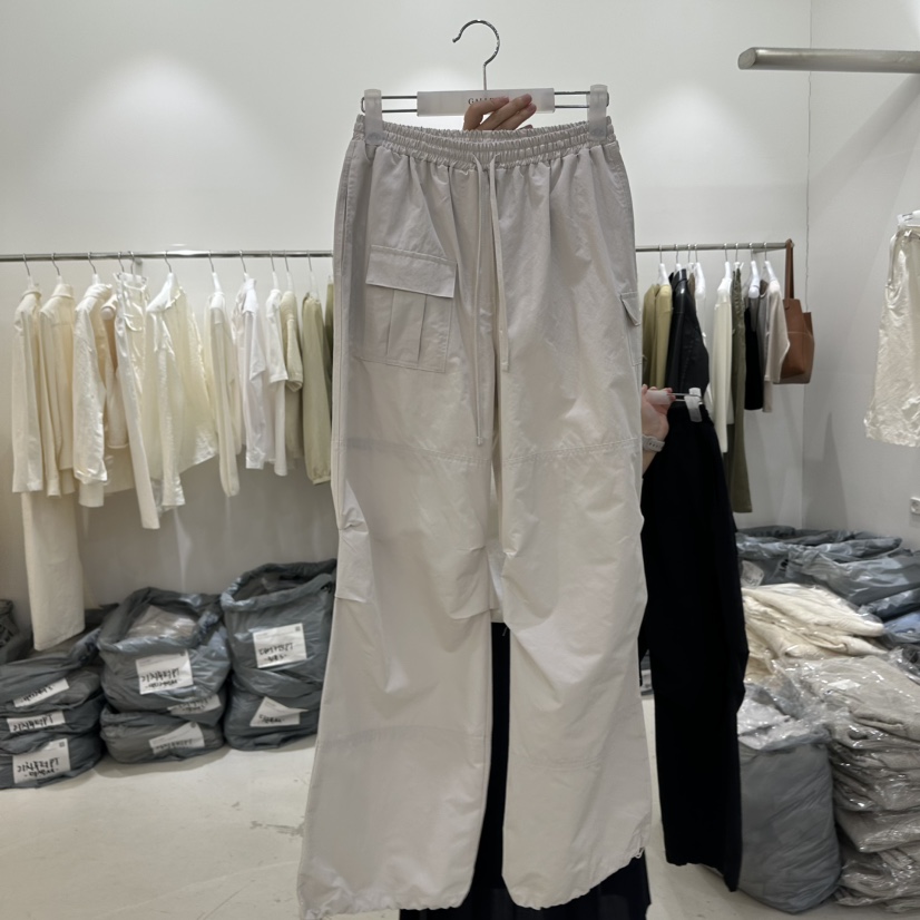 GALLERY-P東大門實拍女士新品熱賣職業人氣26春季休閑褲GALLERY-P休閑褲圖色2米色