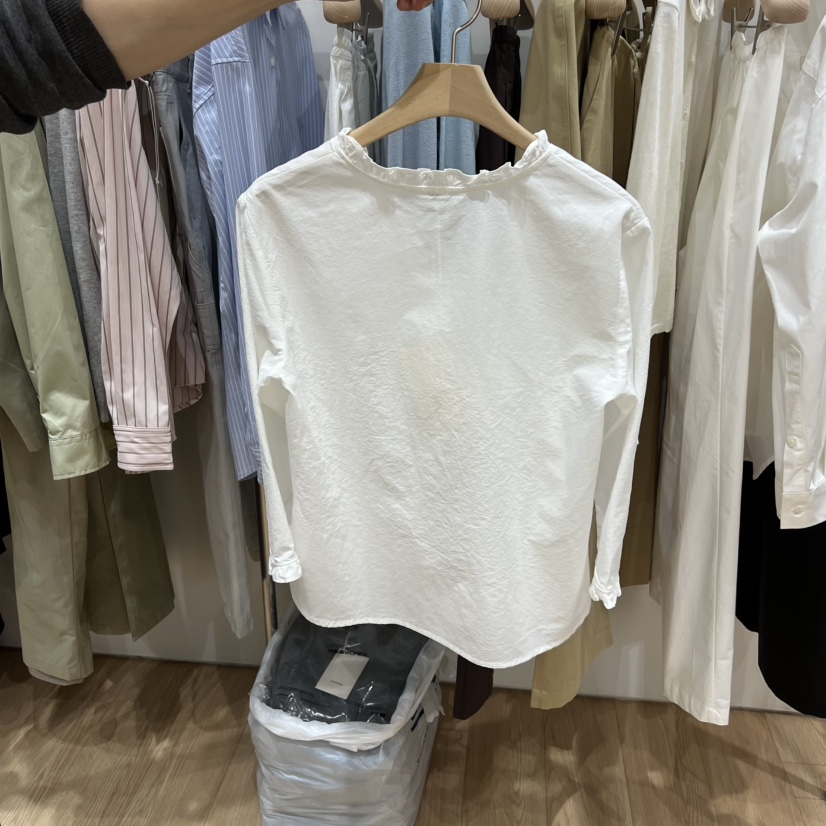 HAUS-A韓國代購女士新品推薦職業26春季時尚休閑襯衫蕾絲衫HAUSWOMEN襯衫/蕾絲衫