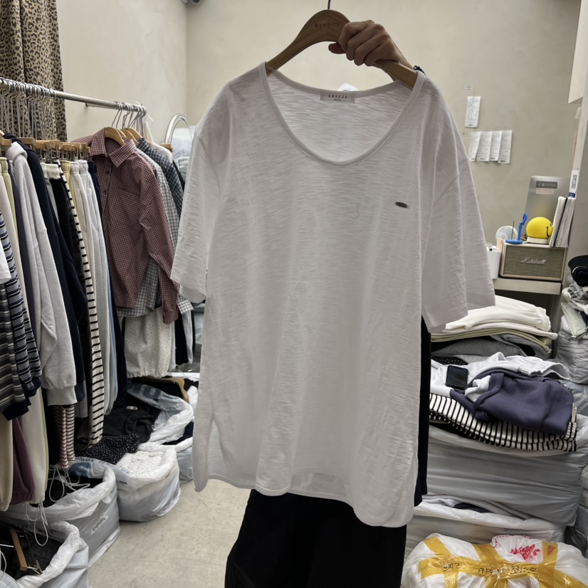 BREEZE韓國代購女士新款推薦休閑熱賣人氣時尚26春季職業T恤BREEZET恤圖色1