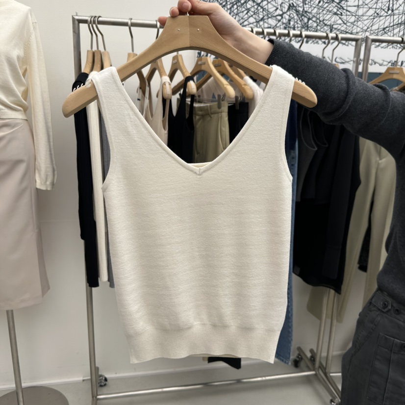 MER東大門實拍女士新款26春季休閑職業推薦熱賣時尚吊帶背心MER/ANGELO BIANCO吊帶/背心圖色4