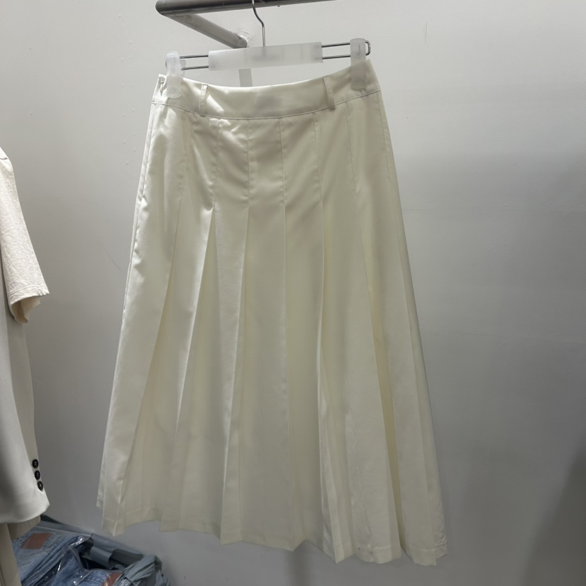 GALLERY-P東大門直郵女士新品休閑熱賣職業長裙羊毛褶裥GALLERY-P長裙