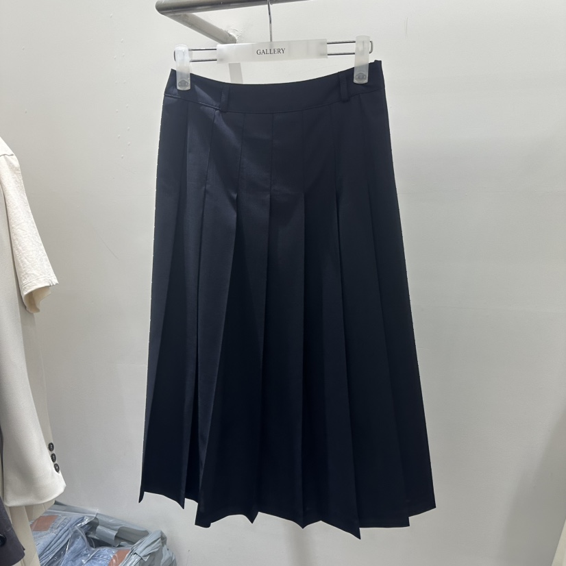 GALLERY-P東大門直郵女士新品休閑熱賣職業長裙羊毛褶裥GALLERY-P長裙圖色2