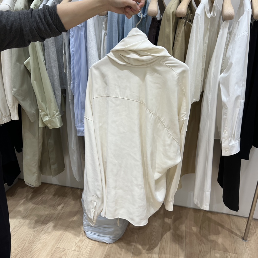 HAUS-A韓國代購女士新款職業休閑推薦26春季襯衫蕾絲衫圍巾HAUSWOMEN襯衫/蕾絲衫