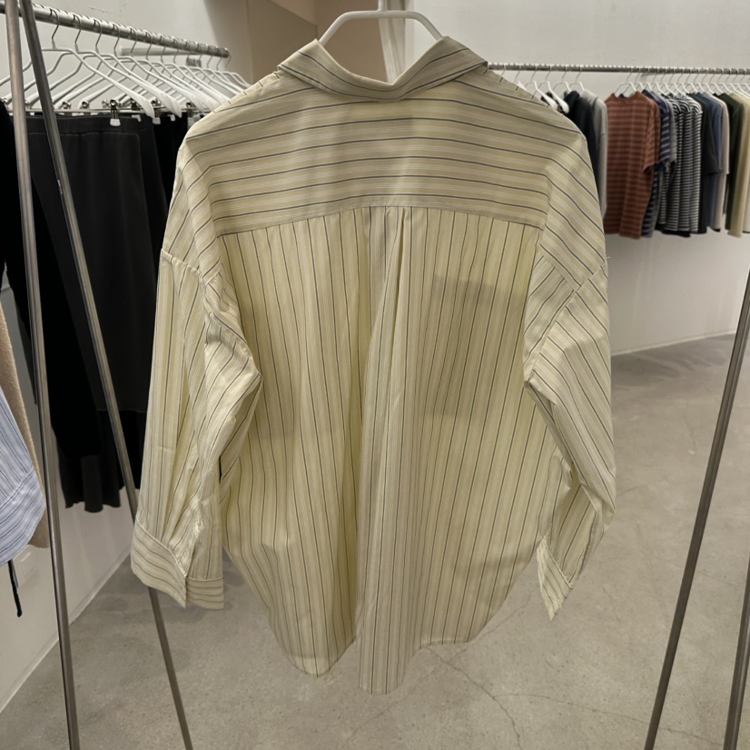 MARAN-P東大門直郵女裝新款時尚推薦襯衫蕾絲衫寬松條紋MARAN襯衫/蕾絲衫