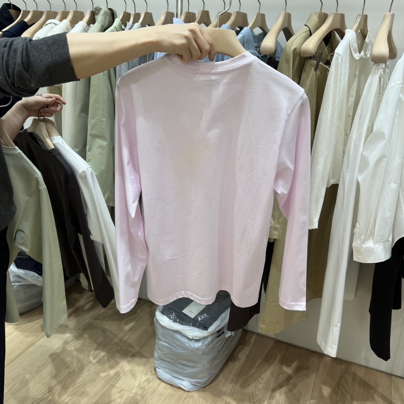 HAUS-A韓國代購女士新品推薦時尚熱賣職業人氣26春季長袖T恤HAUSWOMEN長袖T恤