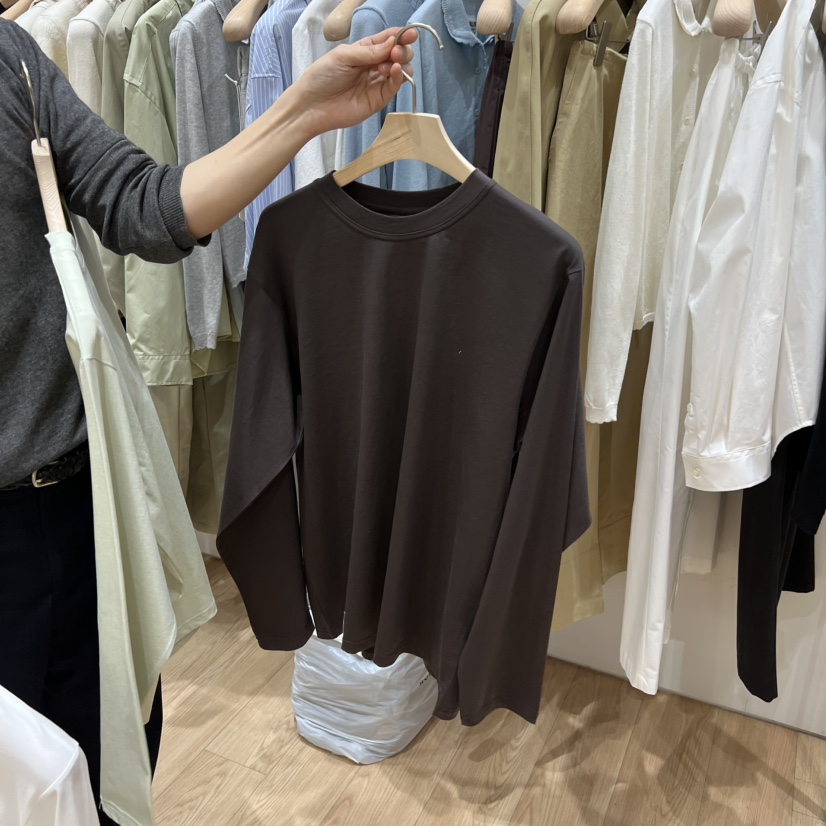 HAUS-A韓國代購女士新品推薦時尚熱賣職業人氣26春季長袖T恤HAUSWOMEN長袖T恤圖色2