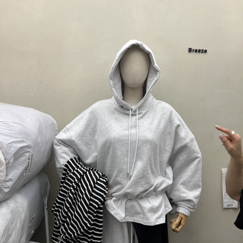 BREEZE韓國代購女士新款熱賣26春季休閑推薦人氣時尚衛衣BREEZE衛衣圖色1