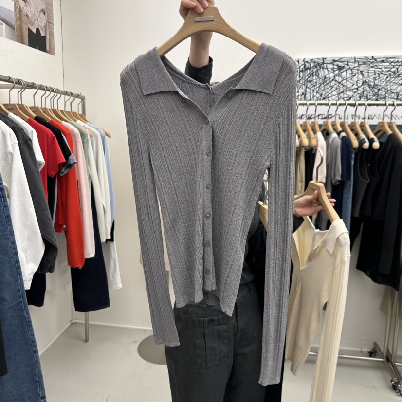 MER東大門直郵女裝新款休閑職業26春季熱賣時尚人氣針織衫MER/ANGELO BIANCO針織衫圖色1