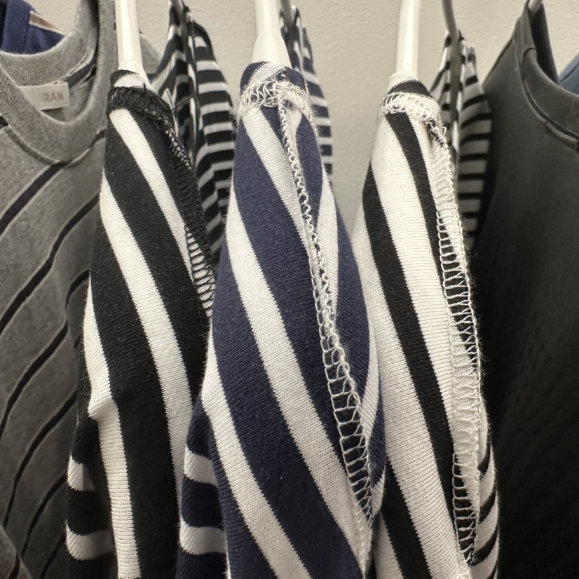 MARAN-P韓國直郵女裝新品26春季推薦職業熱賣長袖T恤條紋MARAN長袖T恤