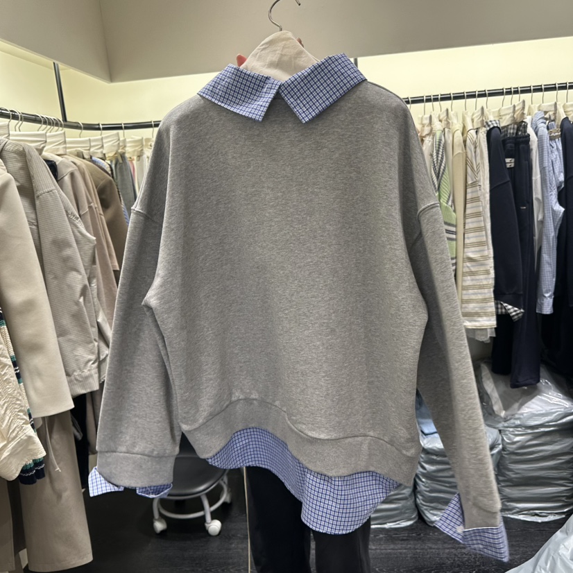 TOMGIRL東大門實拍女裝新款休閑熱賣時尚26春季衛衣不含領帶TOMGIRL衛衣