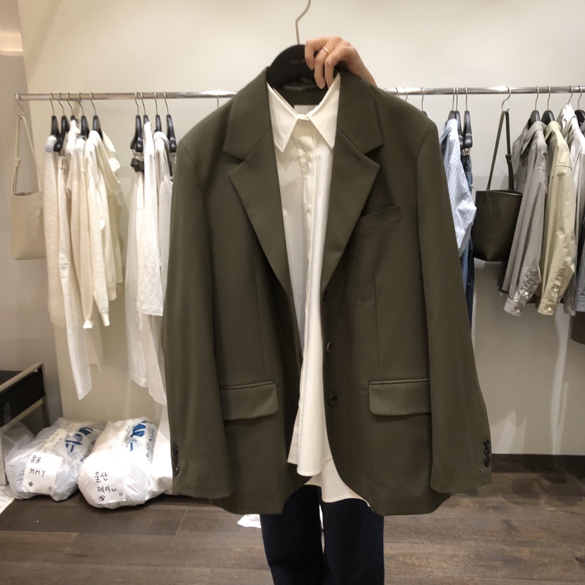 OURIN/THIS IS東大門實拍女士新品26春季熱賣夾克不含內搭OURIN/THIS IS夾克圖色1