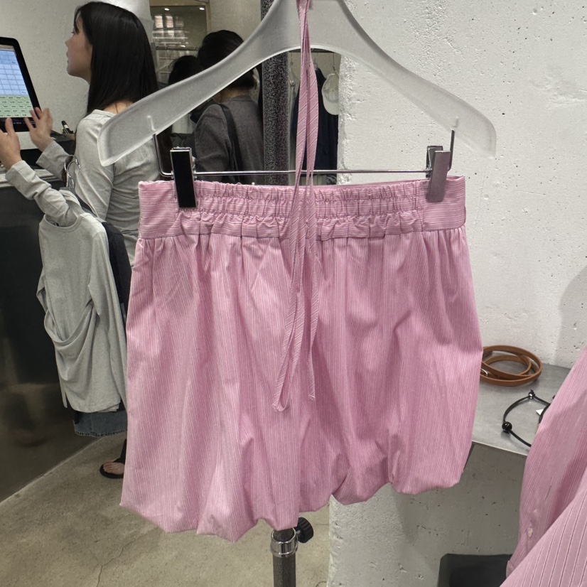 HELVETICA韓國直郵女士新品26春季休閑時尚人氣短裙不含腰帶HELVETICA短裙