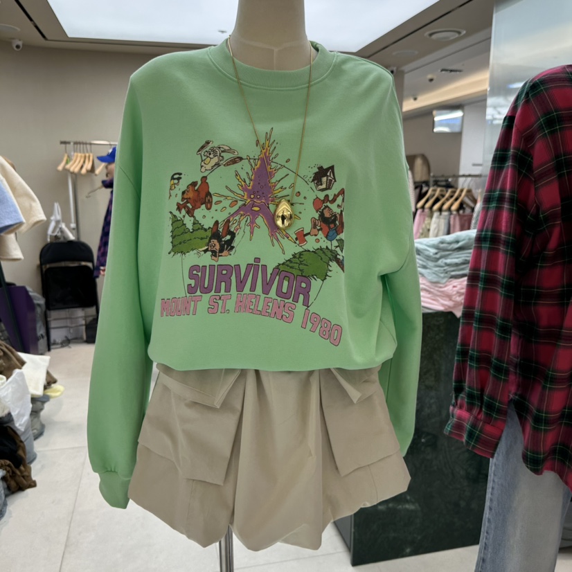 FORMING-P韓國直郵女裝新品時尚休閑職業推薦衛衣不含項鏈FORMING-P衛衣圖色1