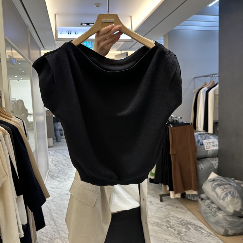 MER韓國代購女士新款人氣熱賣時尚職業26春季推薦休閑針織衫MER/ANGELO BIANCO針織衫圖色2